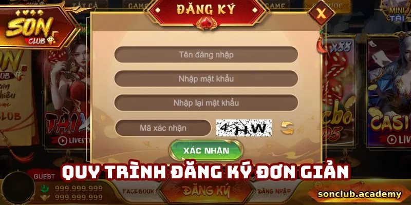 SONCLUB - Link Vào Cổng Game SONCLUB Chính Thức Tại Việt Nam 36 3 bước mở tài khoản cực dễ cho tân binh