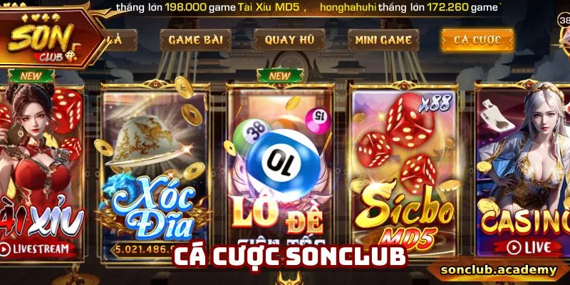 SONCLUB - Link Vào Cổng Game SONCLUB Chính Thức Tại Việt Nam 32 Các loại hình giải trí đa dạng tại Sonclub